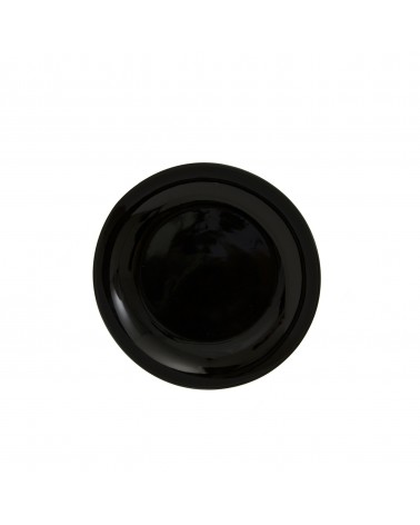 Black Coupe 7.5" Salad Dessert Plate
