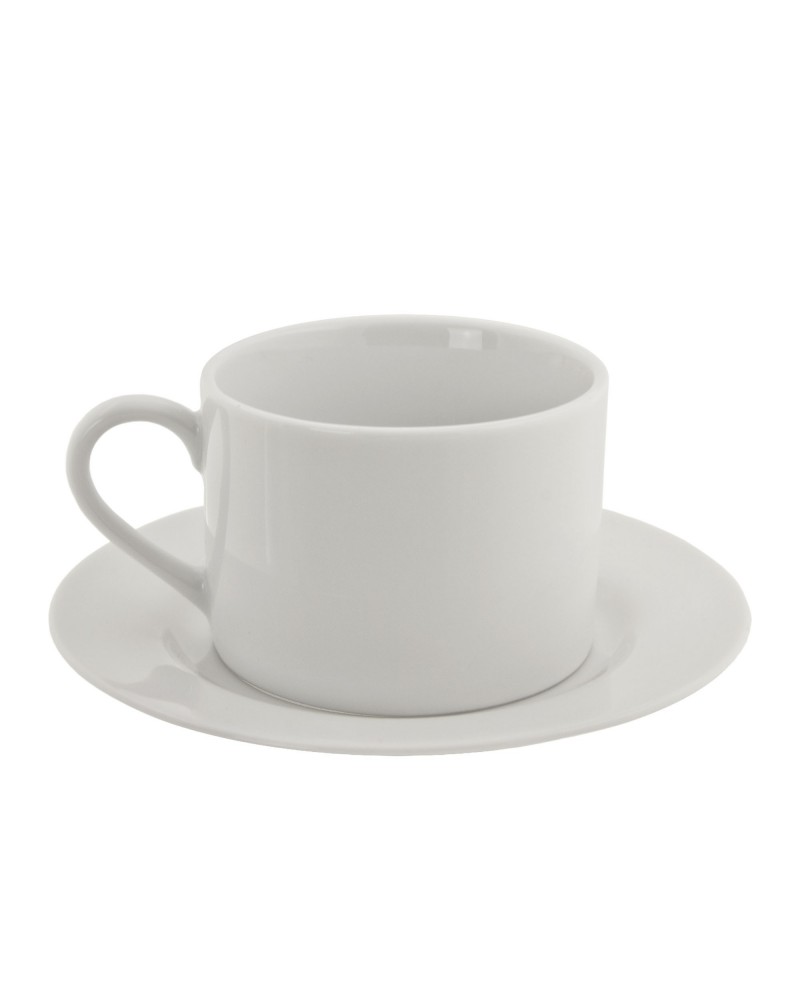Classic White Can Cup Saucer (6 oz.)