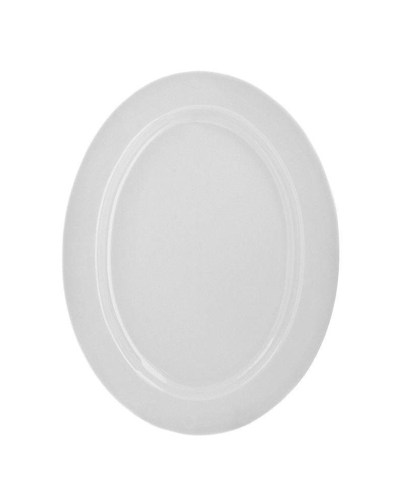 Classic White 14" Oval Platter