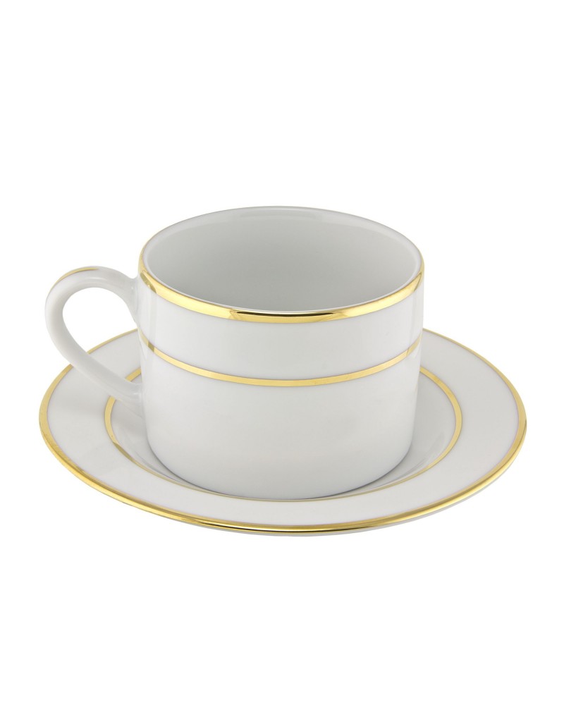 Double Gold  Can Cup Saucer (6 oz.)