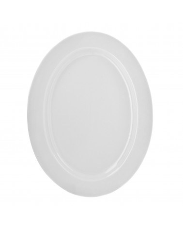 Royal White   14" Oval Platter