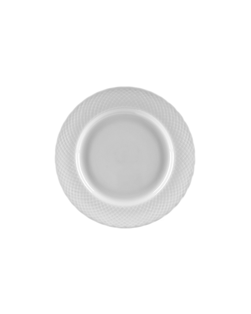 White Wicker 6" Bread & Butter Plate