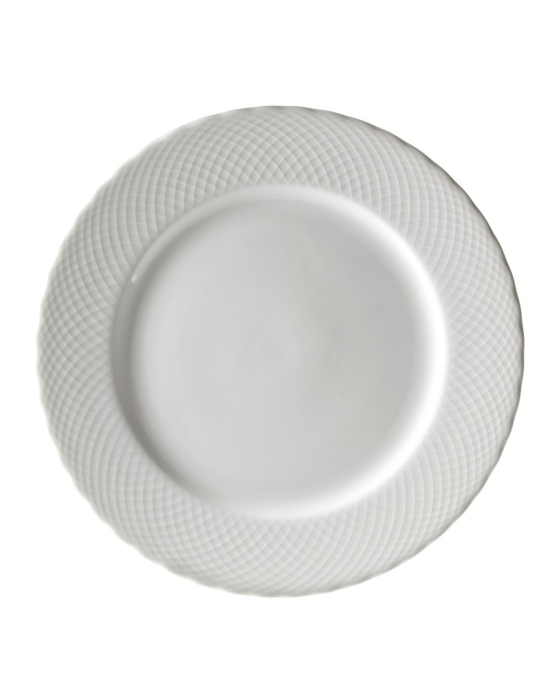 White Wicker 12" Charger Plate