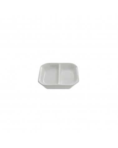 Whittier 3" Divided Sauce Dish