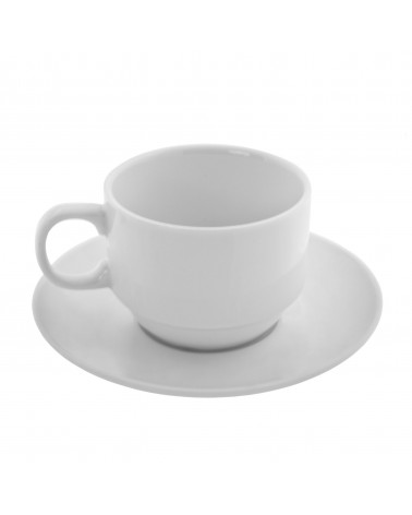 Bistro Tea Cup & Saucer (6 oz.)