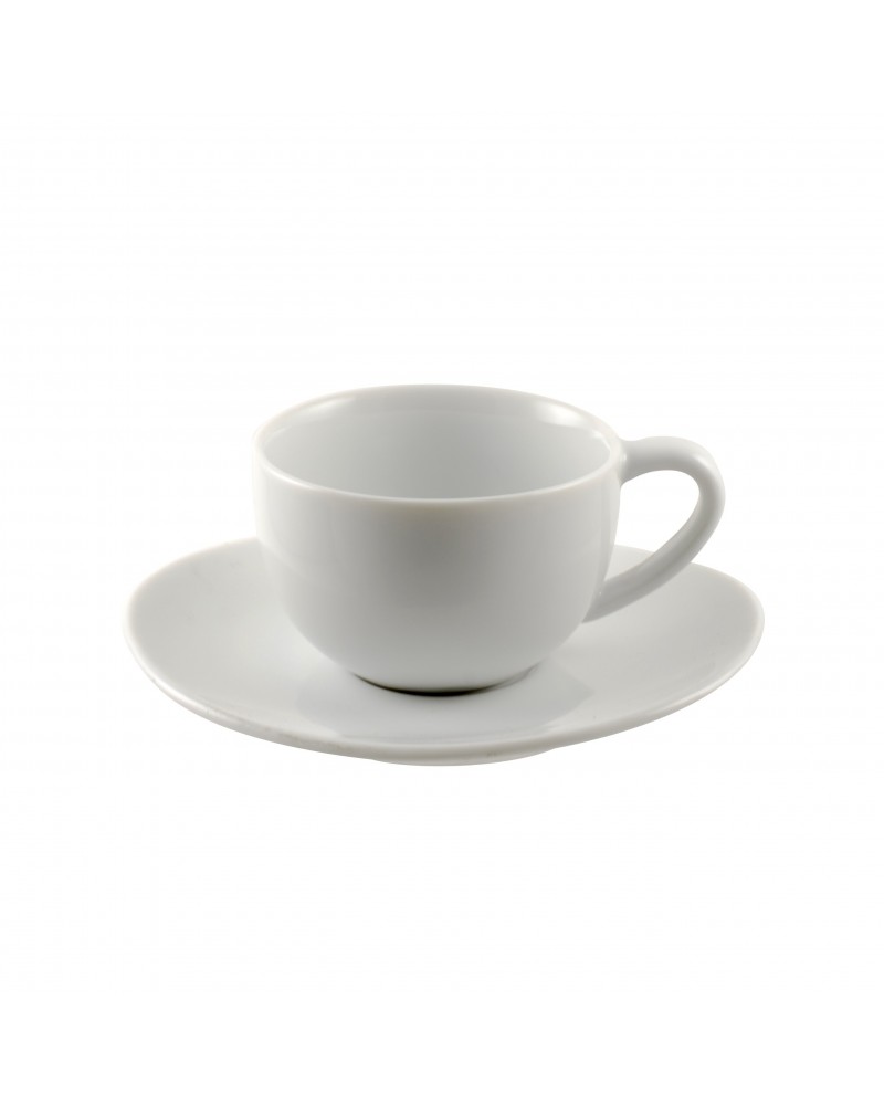 Royal Oval White Demi Cup/Saucer