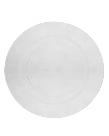 Hammered Glass Charger Plate