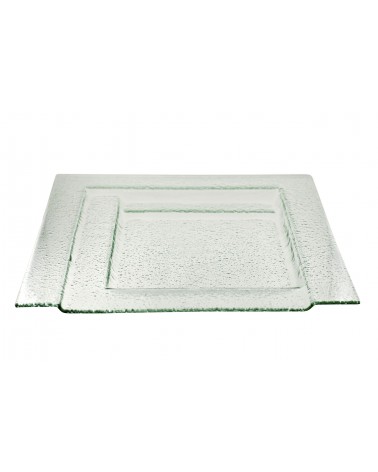 Deco Glass  3-Level Platter 