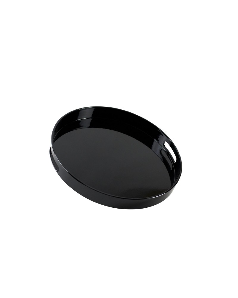 Lacquer  Round Serving Tray
