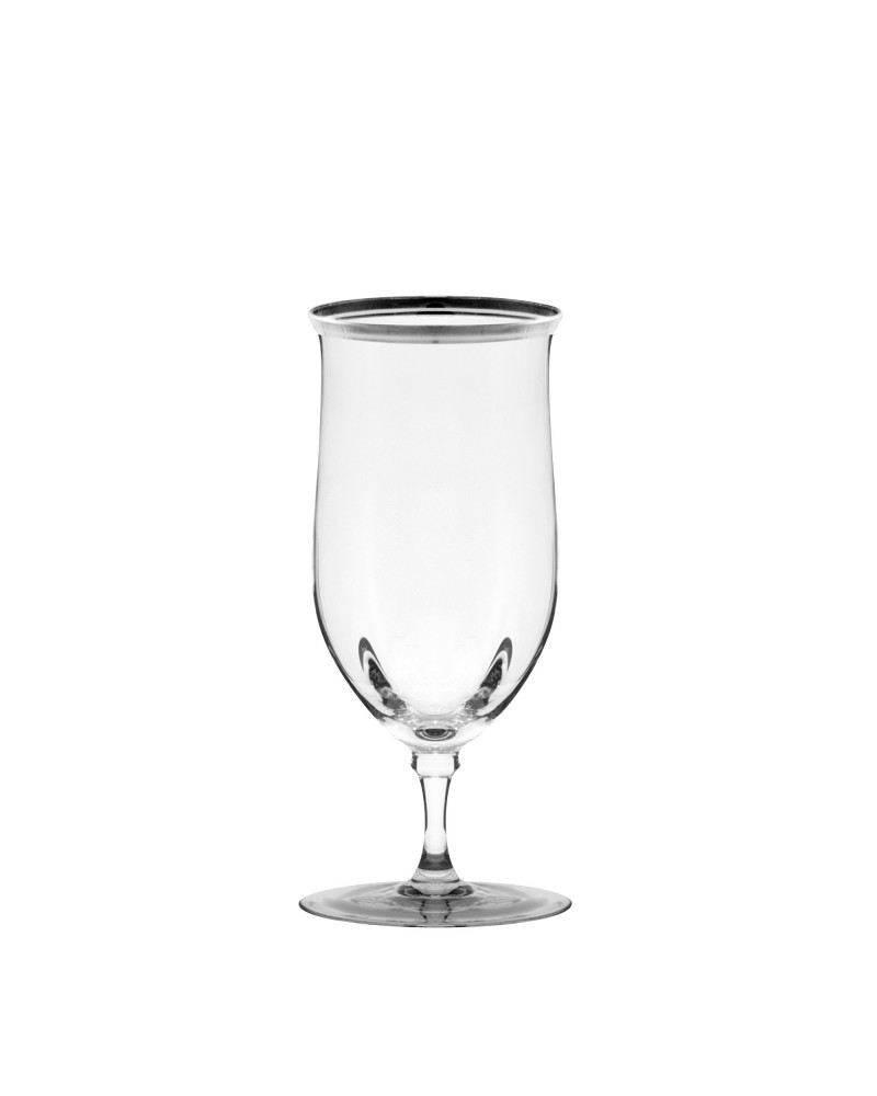 Windsor Water Goblet W/Silver Band