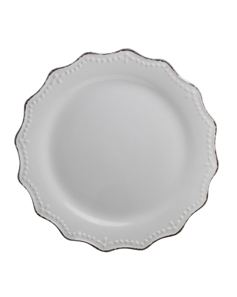 Oxford Dinner Plate - Vintage White