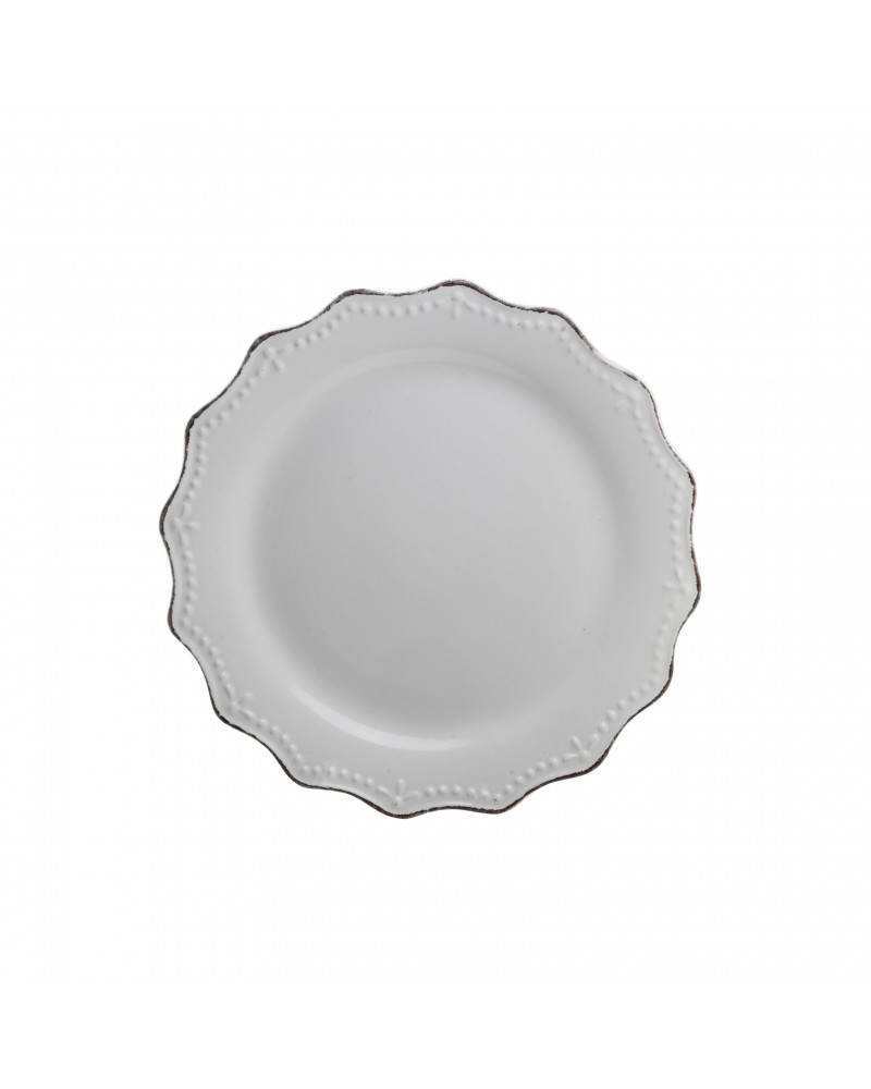 Oxford Dinner Plate - Vintage White